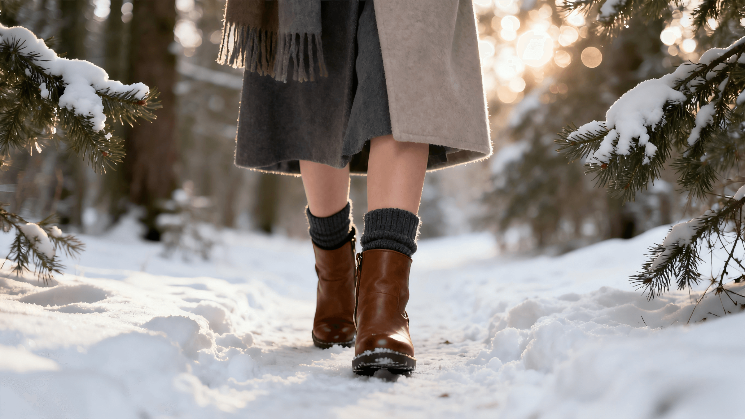 CLOSEMATE women’s thermal socks in soft winter tones on a cozy blanket.