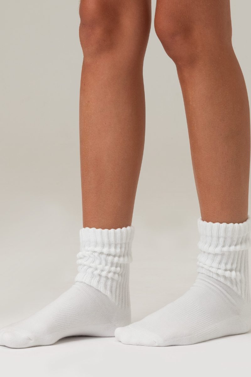 Women's Mid-Calf Cotton Casual Slouchy Socks
