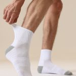 Men's Athletic Cushioned Cotton Crew Socks
