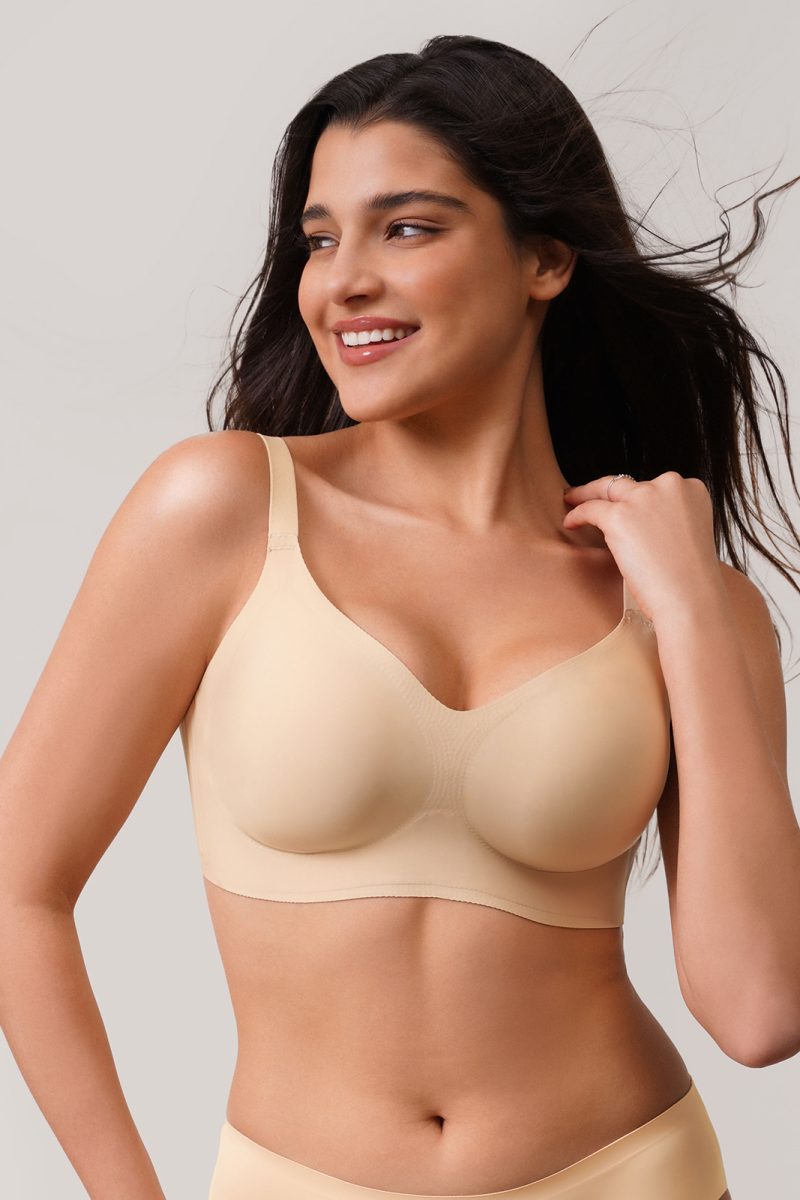 Everyday Wireless Seamless Bra Nude
