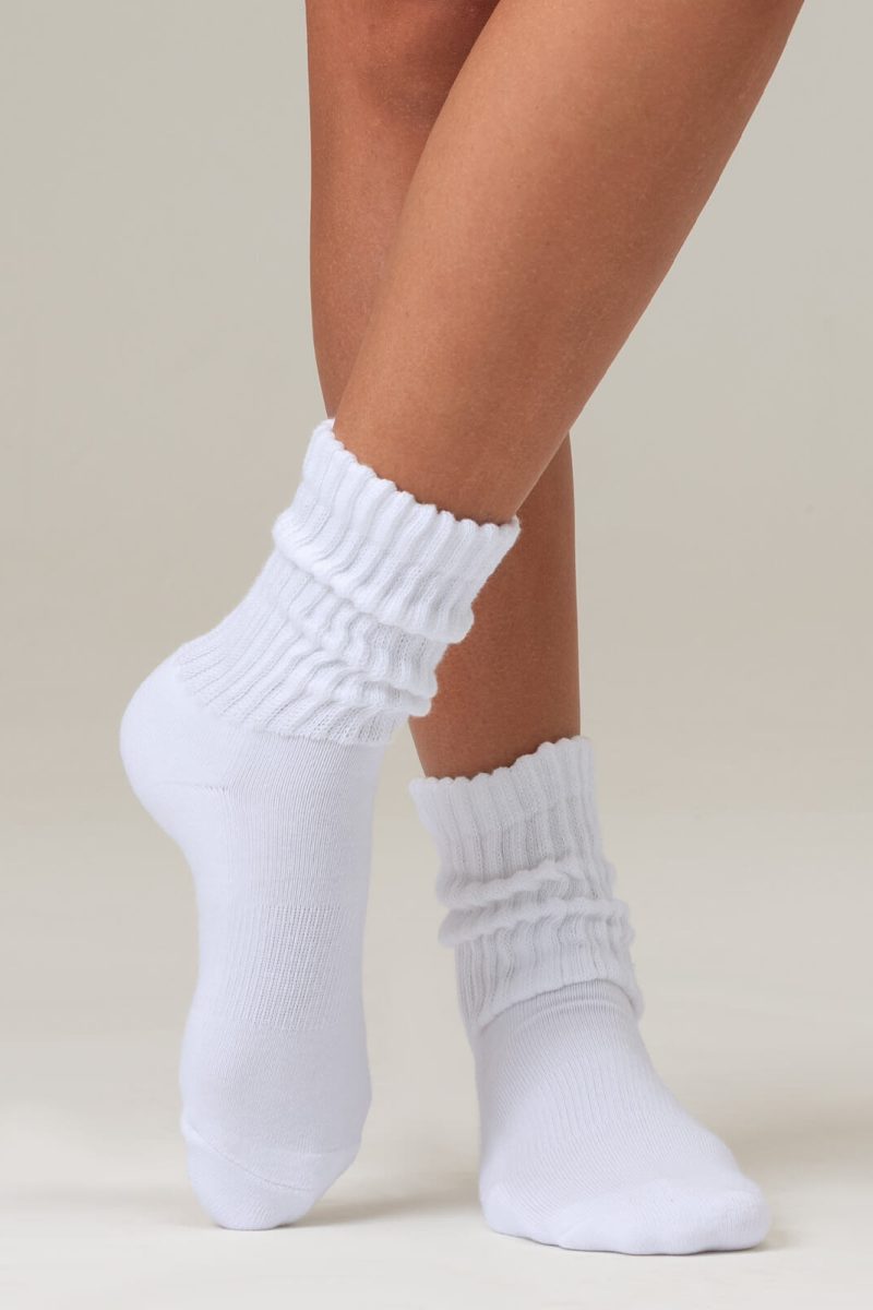 Women's Mid-Calf Cotton Casual Slouchy Socks