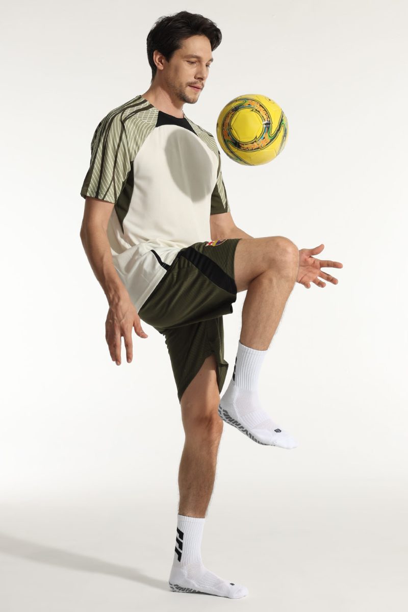 A collection of colorful CloseMate socks styles laid out, perfect for matching with different activewear.
