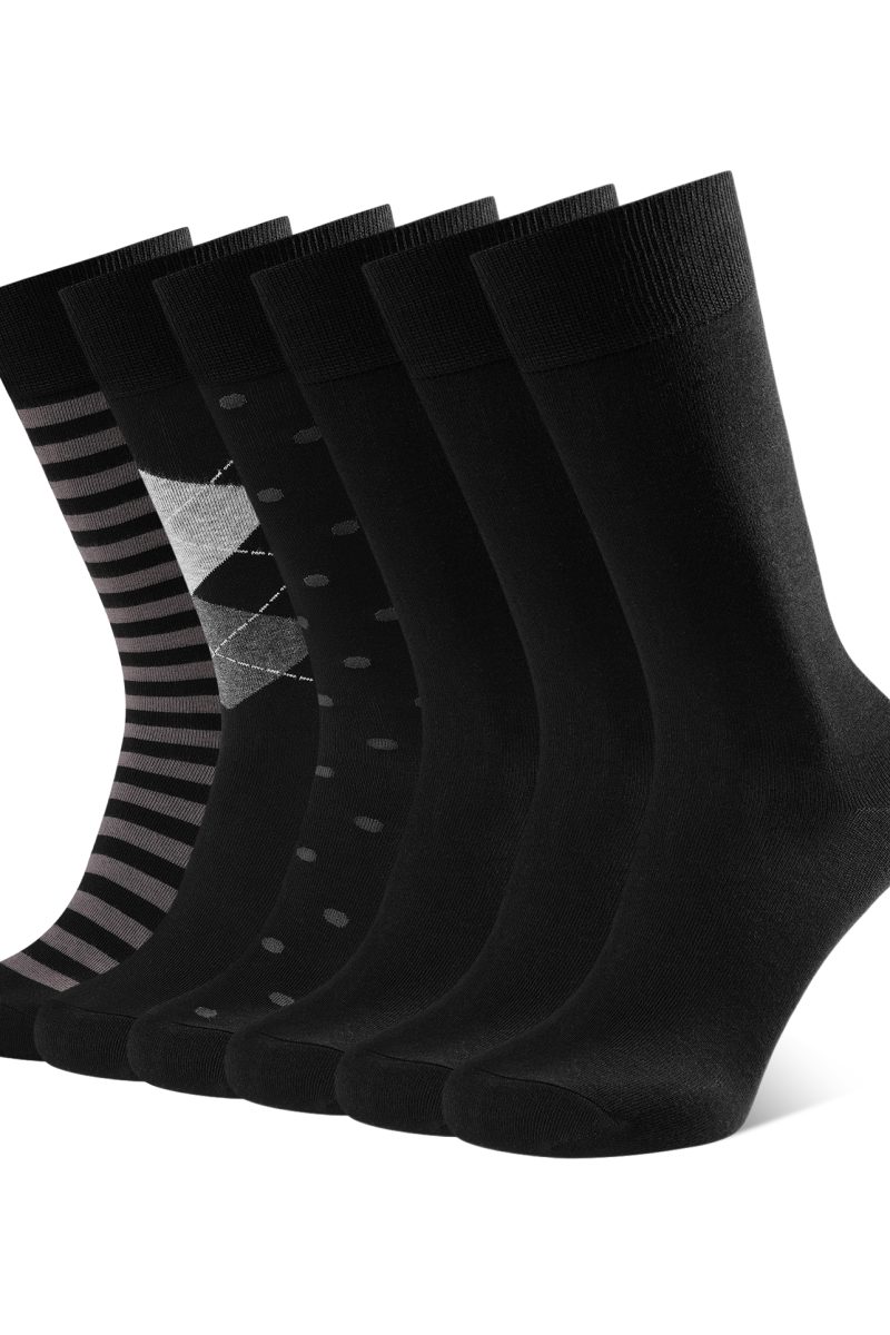 mens dress socks, business formal socks, mid calf cotton socks, suit socks for men, black office socks