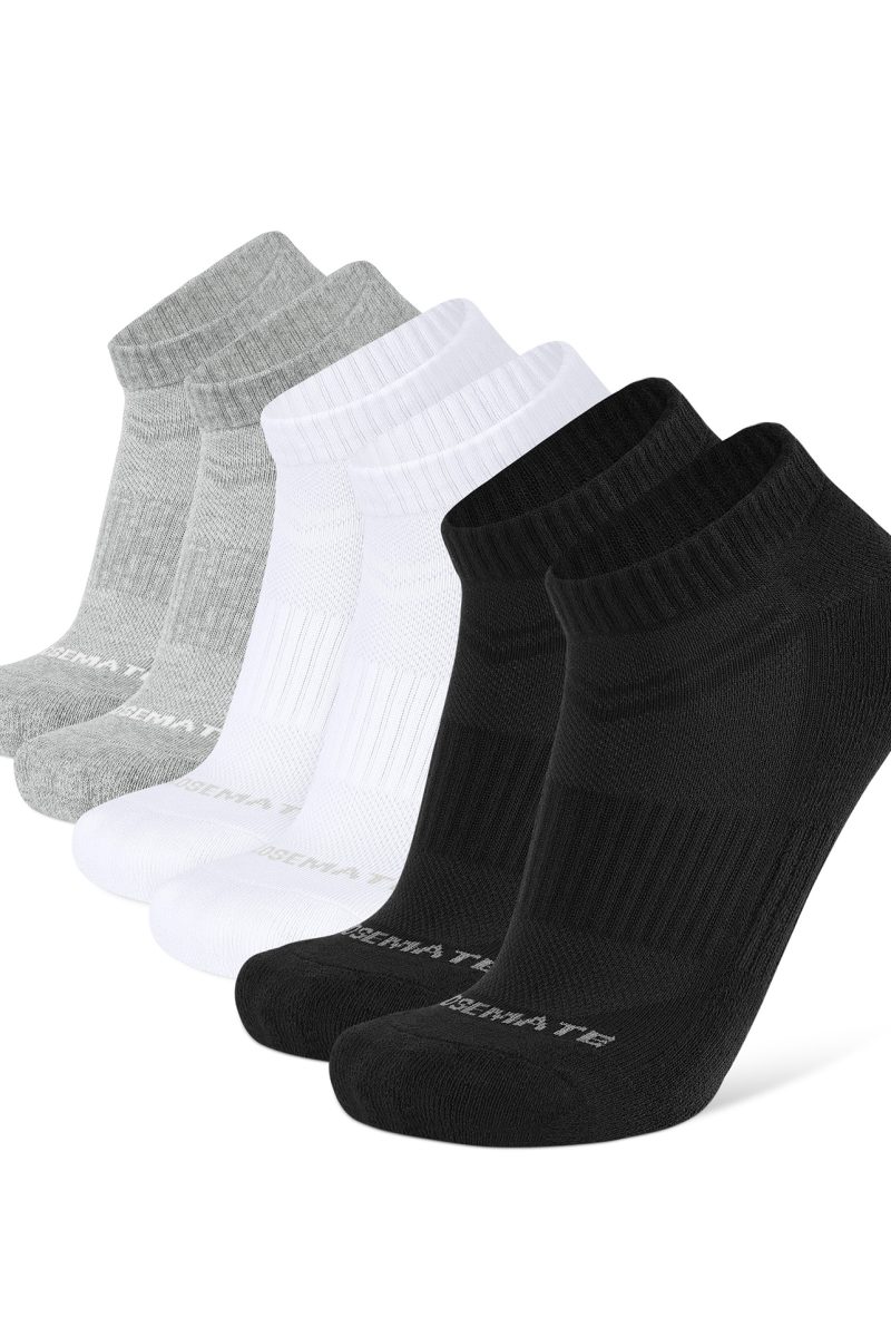 Men's Athletic Cushioned Quarter Socks